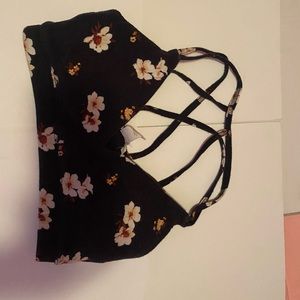 Flower crop top